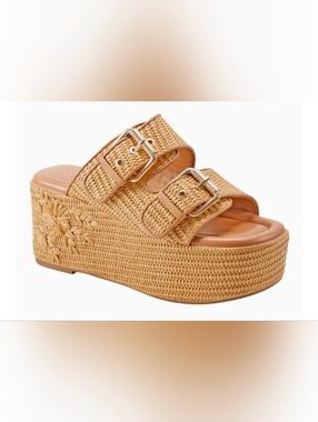 Marc Fisher LTD Poppy Platform Slide Sandal 8M NIB